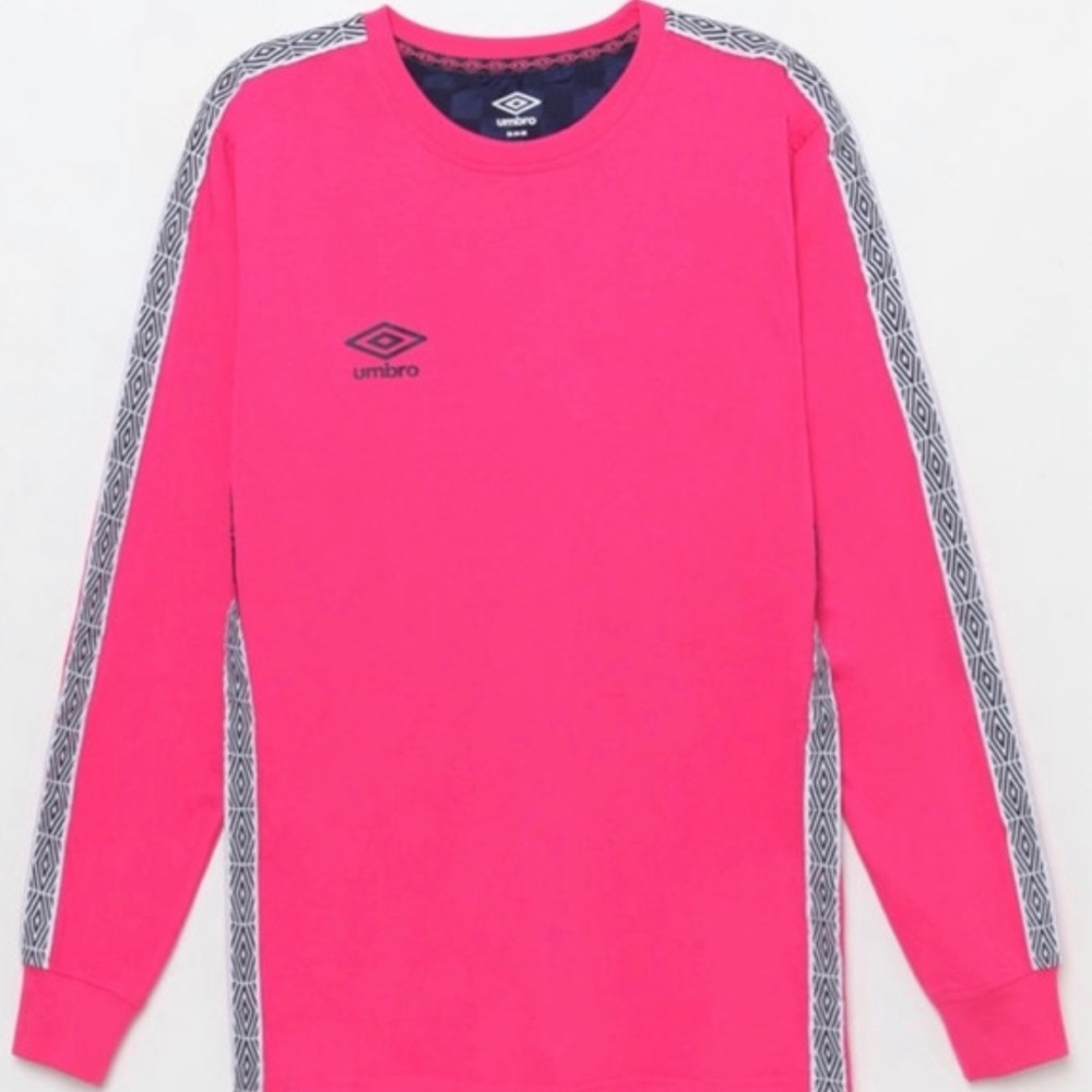 Umbro Nylon Ribbon Long Sleeve T-Shirt